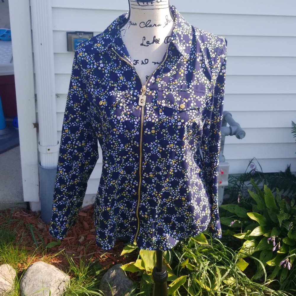 Michael Kors zip blouse